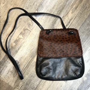 Viva Bags Of California Blk Leather/Suede bag